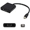 Add-On Addon 8In Mdp To Vga M/F Black Adapter R7X-00018-AO - alternate 1